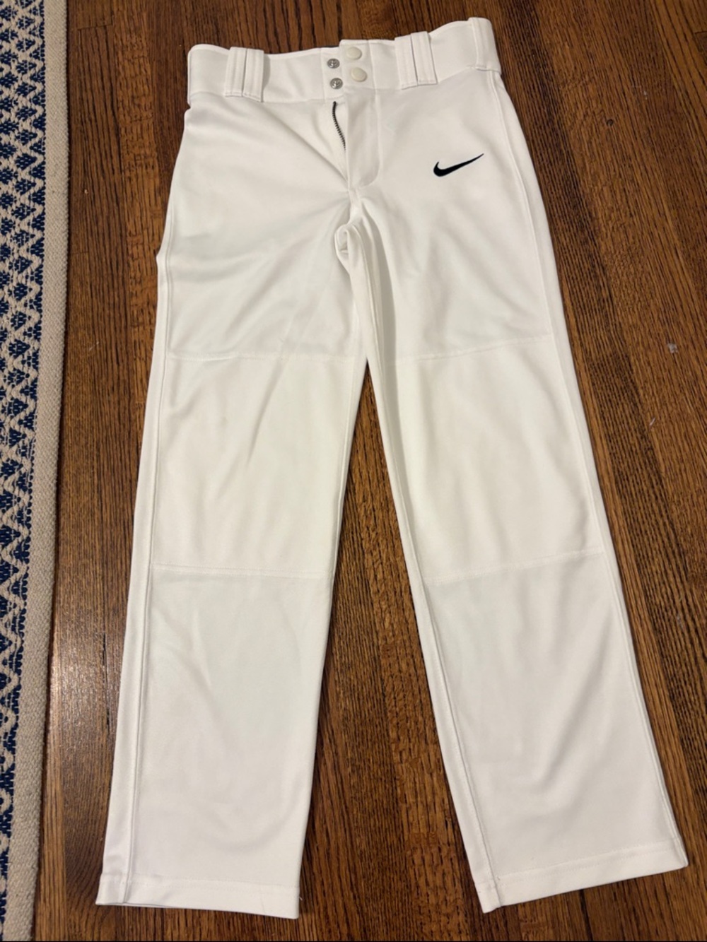Nike White Kids baseball Pants, Sz small